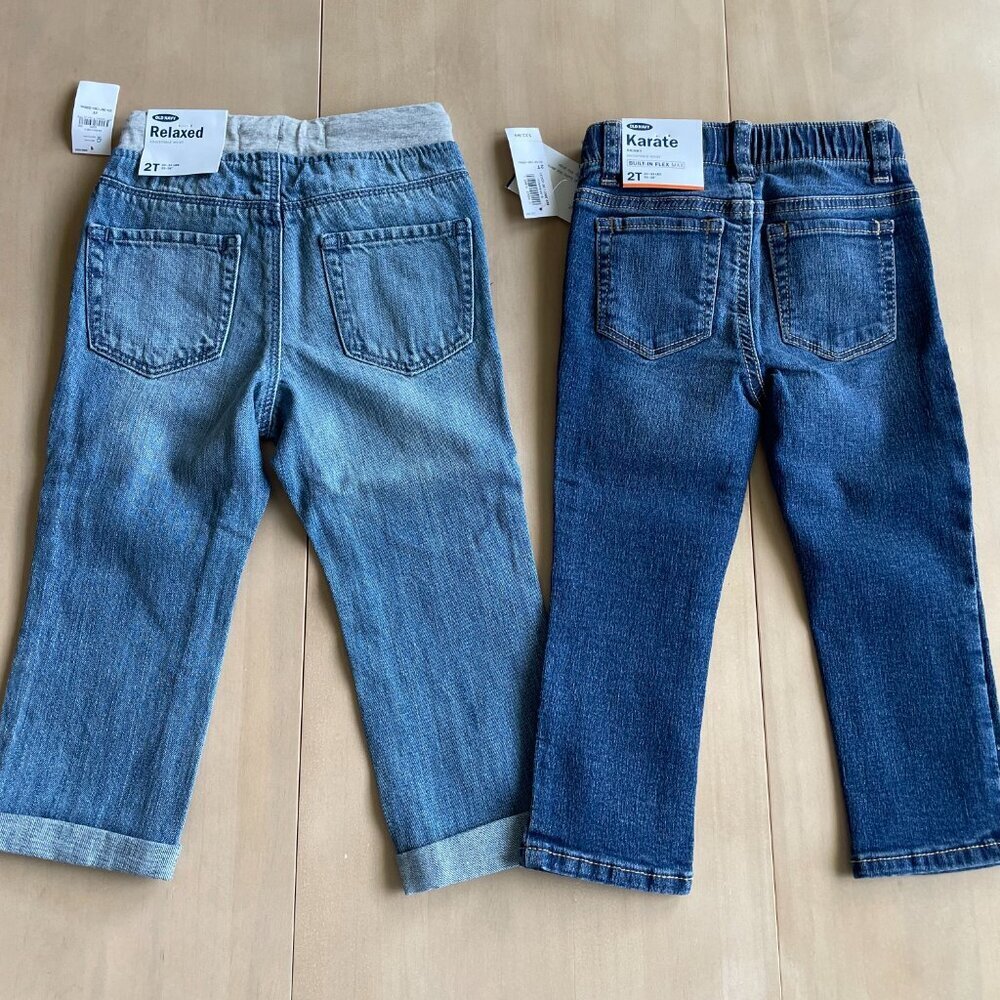 NEW Bundle of Old Navy Toddler Denim‎ Jeans - Size 2T - Picture 9 of 11
